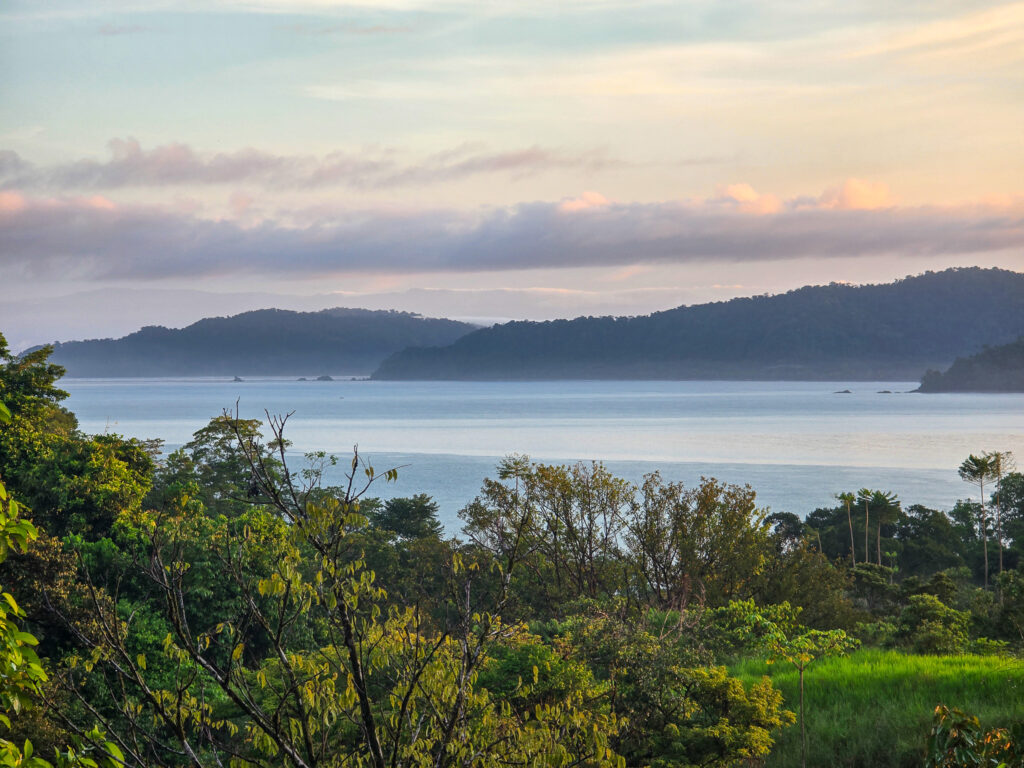 sunset over Drake Bay Costa Rica